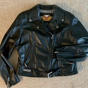 Harley Davidson Ladies Large Biker jacket worn once
